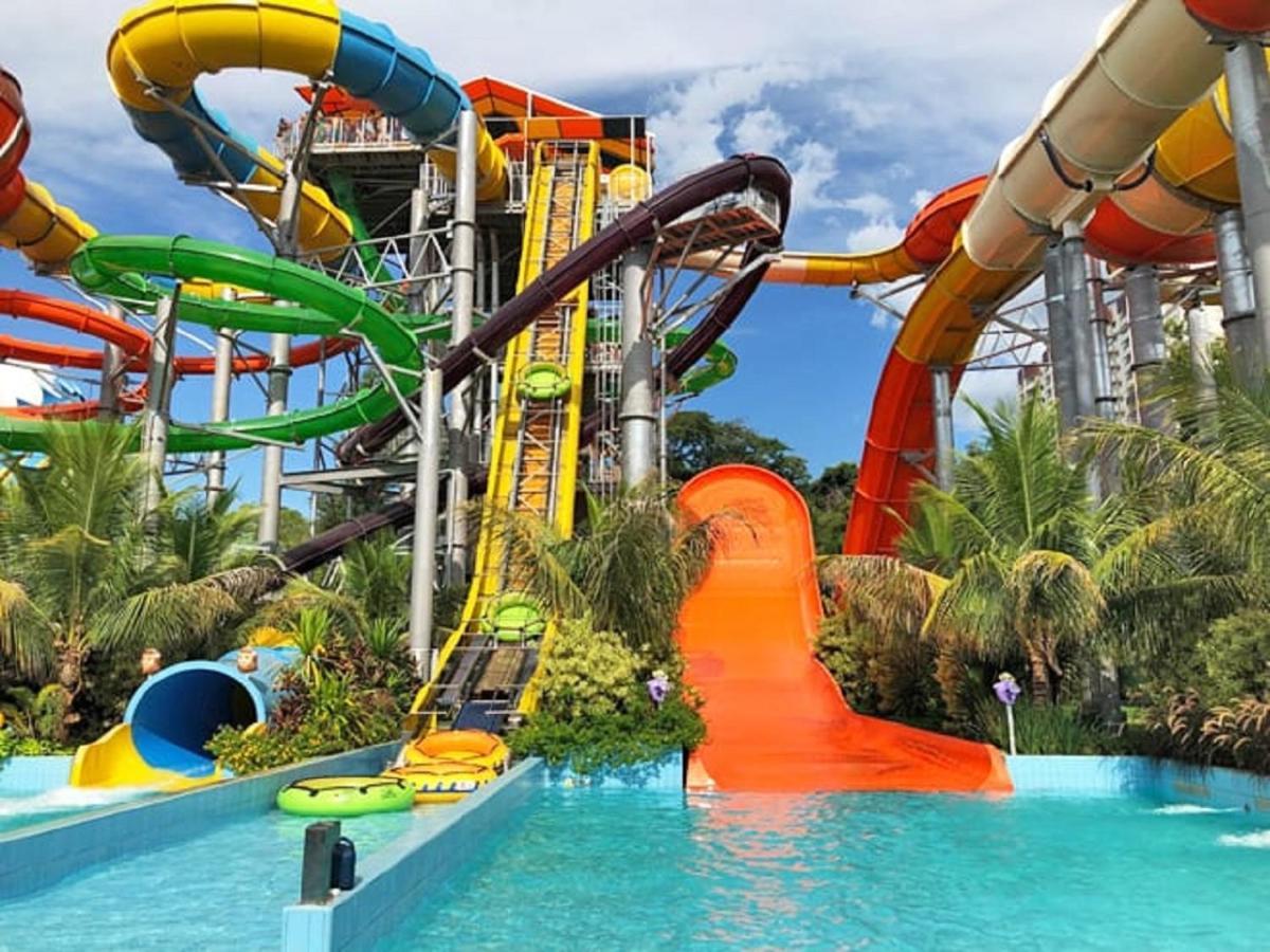 Вілла Casa Temporada Olimpia 8 Pessoas Com Piscina Екстер'єр фото